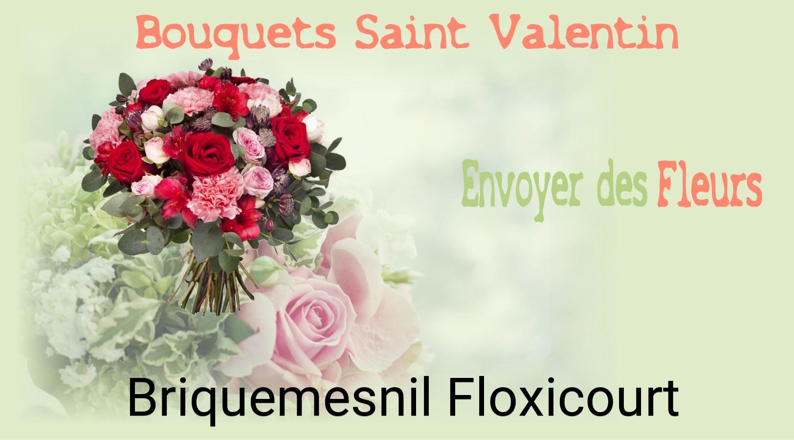 Roses de Saint-Valentin livrées à Briquemesnil-Floxicourt